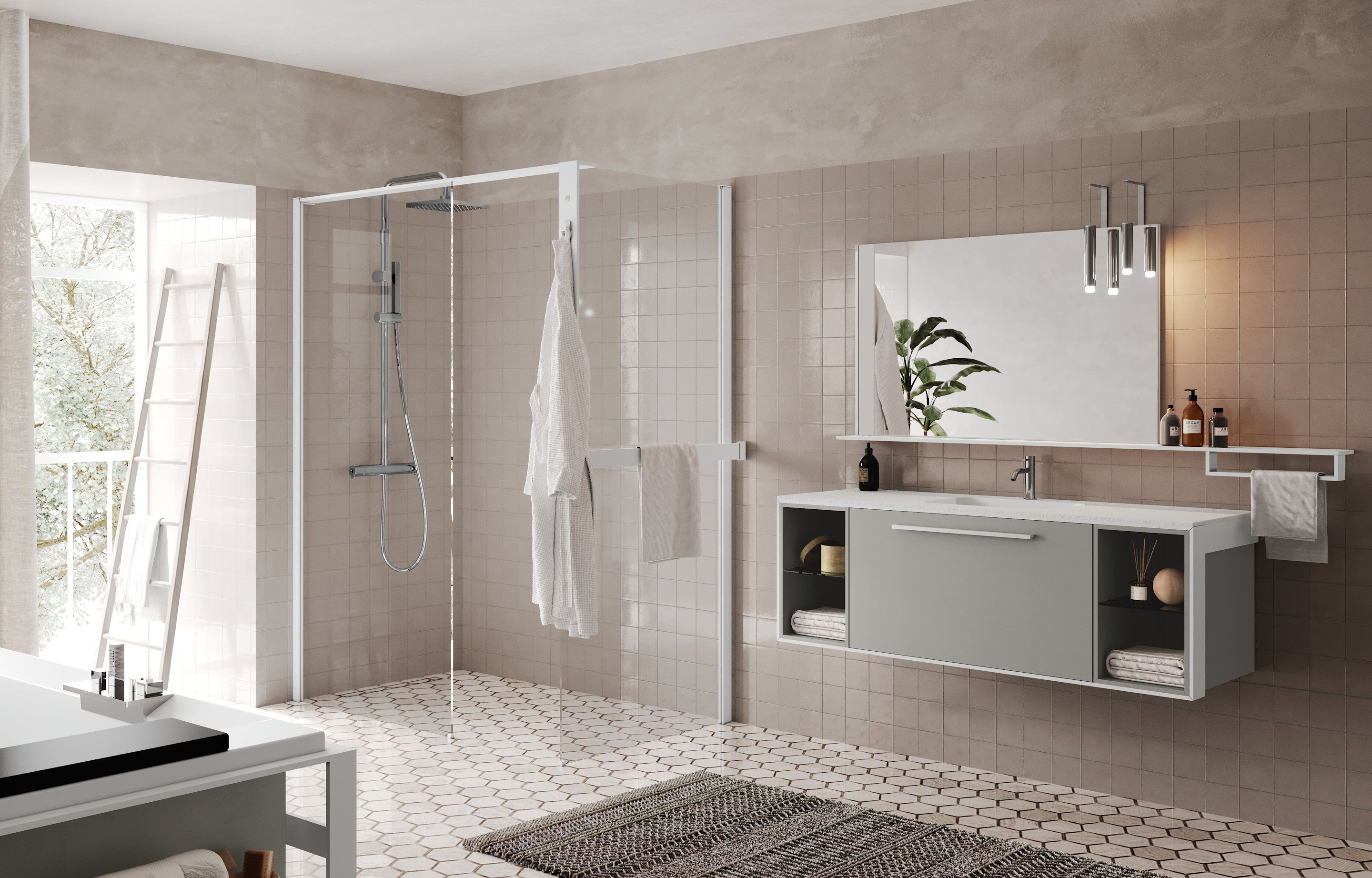 Walk-In Lösungen - Kuadra H+H Frame